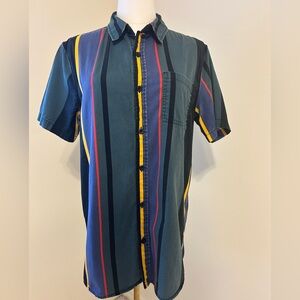 PacSun Multicolor Striped Button Down Shirt